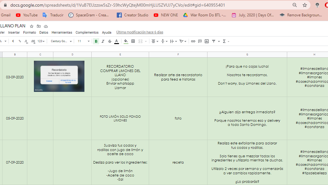 Creación de contenido para redes sociales
